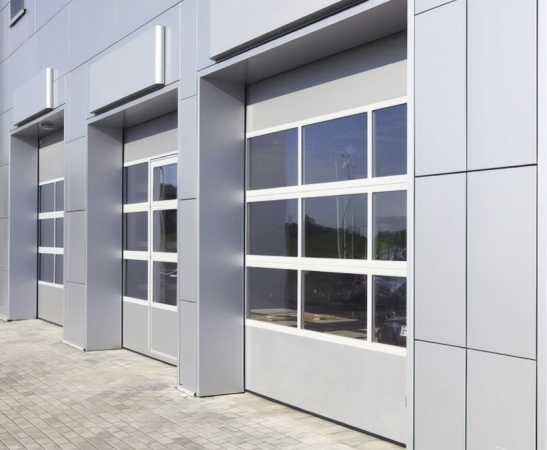 Панорамные ворота Алютех Alutrend в Тимашевске