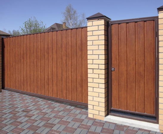 Ворота из металлического сайдинга в Тимашевске